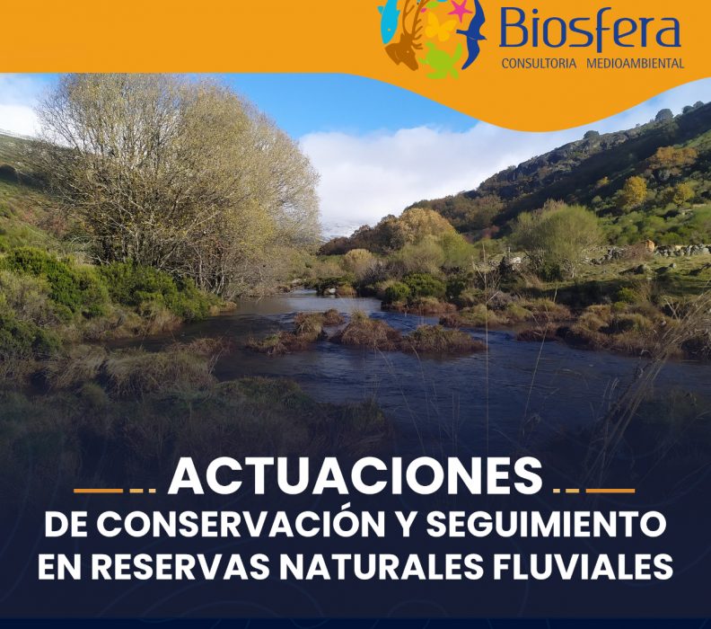 Actuaciones de conservación y seguimientoen reservas naturales fluviales