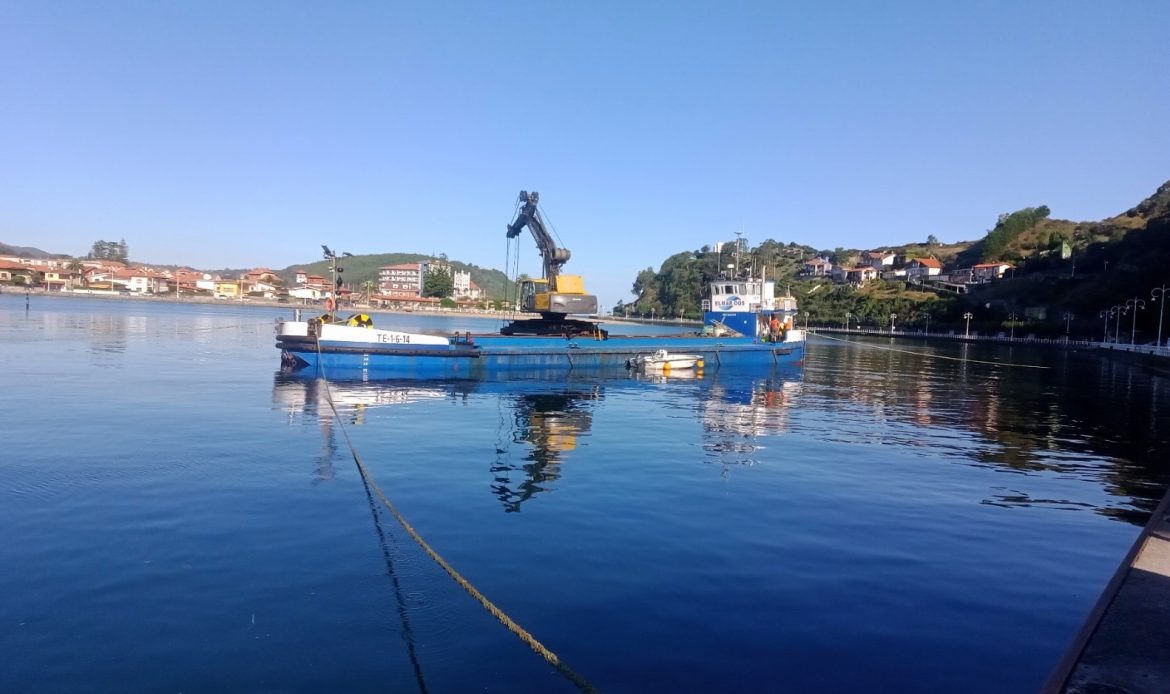 Seguimiento Ambiental de las obras de dragado del Puerto de Ribadesella (Asturias)
